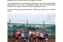 Sommercamp-Zeitungsartikel